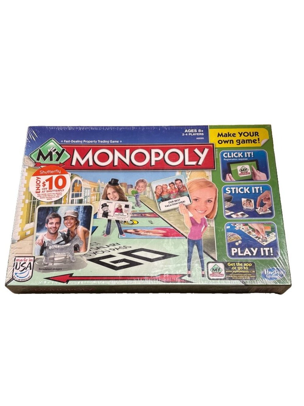 Hasbro My Monopoly Board Game (A8595) SEALED